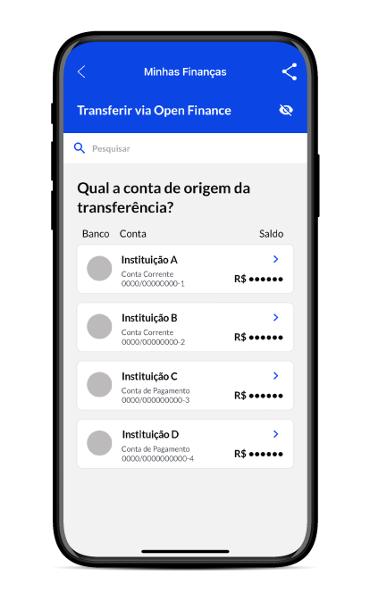 Tela app Trazer meu dinheiro 2.