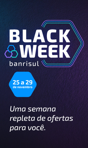 Imagem com logo da campanha Black Week Banrisul