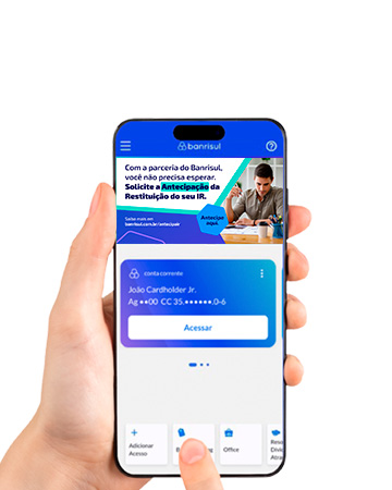Faa o login na sua conta Banrisul