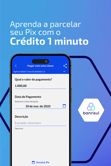 Aprenda a parcelar seu Pix com o Crdito 1 Minuto