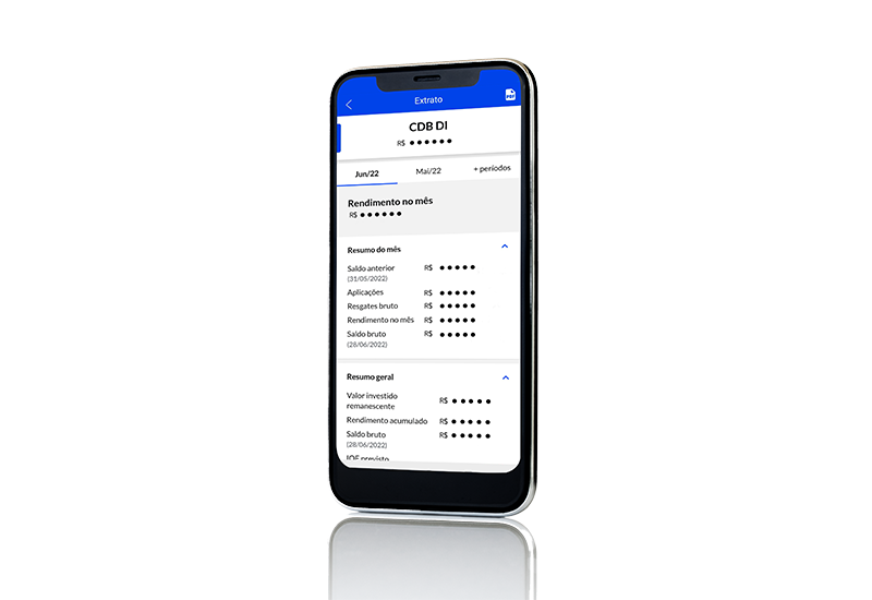 tela do app banrisul nos investimentos